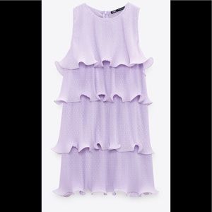 Zara size S purple color women’s dress party dress